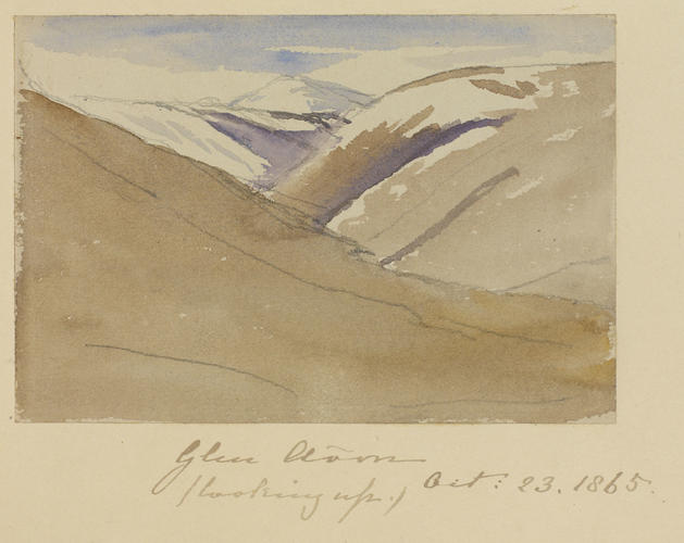 Master: SKETCHES FROM NATURE V. R. 1865 TO 1867
Item: Glen Avon (looking up)
