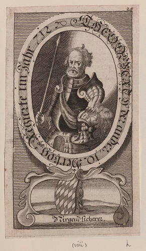 Master: [The Dukes of Bavaria from 538-1679]
Item: THEODBERT der ande, 10 Herzog