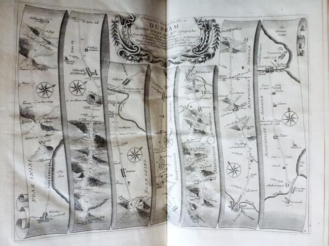 Britannia, volume the first, or an illustration of the kingdom of England and dominion of Wales, by a geographical and historical description of the principal roads thereof . . . / by John Ogilby