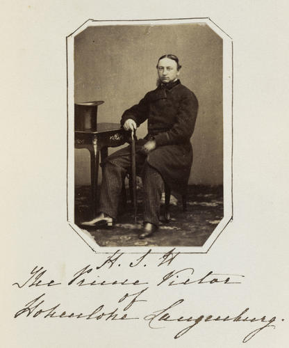 Prince Victor of Hohenlohe-Langenburg, Count Gleichen (1833-91) Prince Victor of Hohenlohe-Langenburg, Count Gleichen (1833-91)