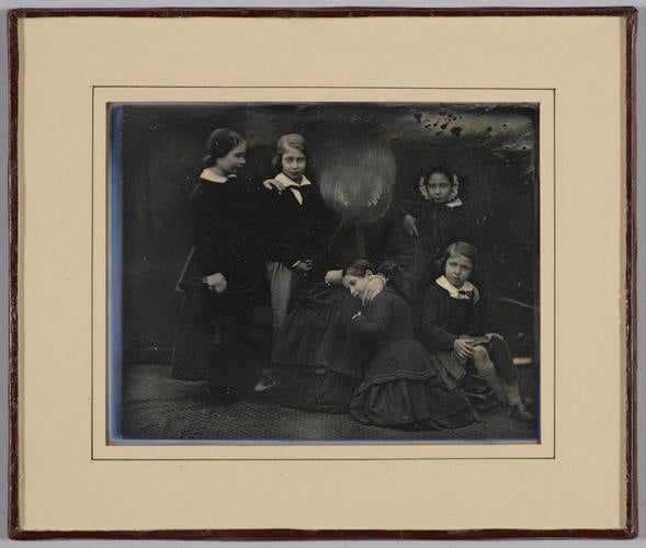 Queen Victoria with the Princess Royal, the Prince of Wales, Princess Alice, Princess Helena and Prince Alfred