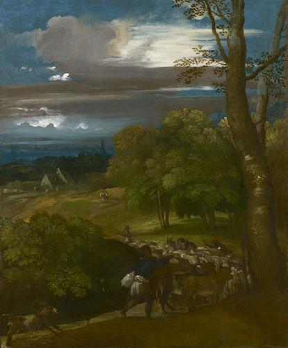 A Landscape with Shepherds and Flocks