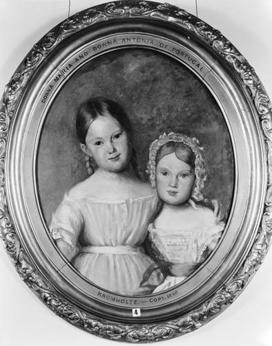 Donna Maria (1843-1884) and Donna Antonia (1845-1913) of Portugal