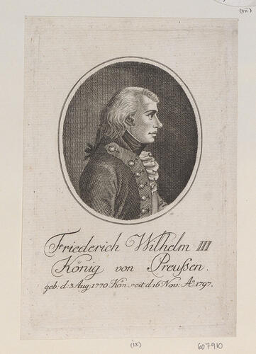 Friederich Wilhelm III (of Prussia)