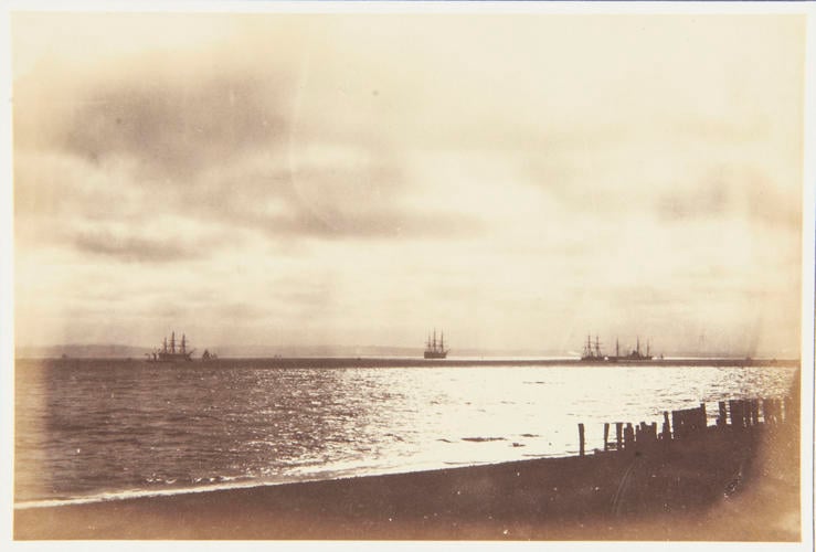 'Spithead after the departure of the fleet'