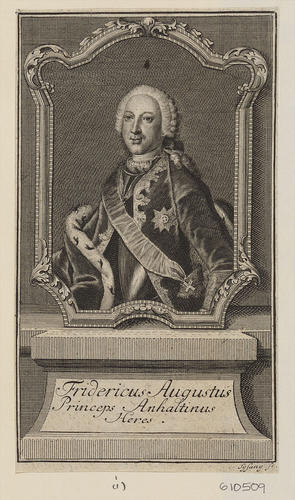 Friedricus (August, Prince of Anhalt-Zerbst, 2nd Son of Christian August, Prince of Anhalt-Zerbst)