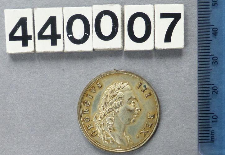 Great Britain. Medal commemorating the visit of King George III to Plymouth, 1789 Great Britain. Medal commemorating the visit of King George III to Plymouth, 1789