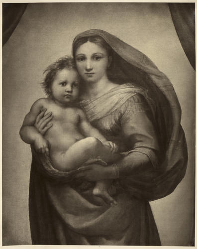 The Virgin and Child [detail from the 'Sistine Madonna']