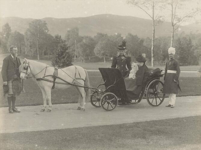 Photograph of Queen Victoria at Balmoral, September 1897