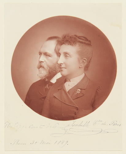 Philippe Comte de Paris and Isabelle Comtesse de Paris, Sheen, 30th May 1889. [Album: Photographic Portraits vol. 6/64 1888-1893]
