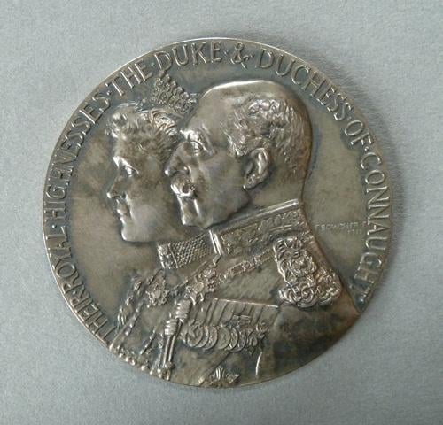 Presentation medal of the Duke of Connaught, Governor General of Canada, 1911
