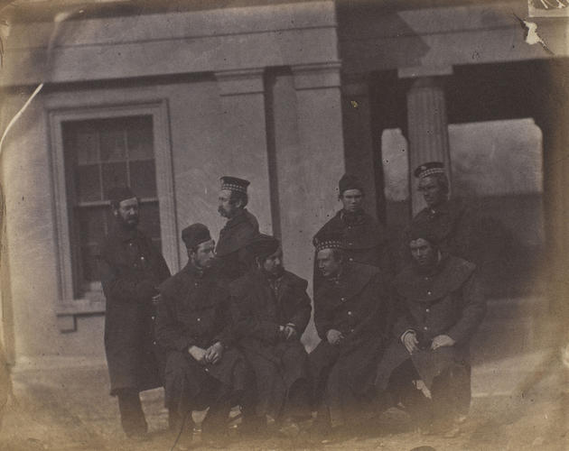 Wounded Scots Fusilier Guards who served in the Crimean War