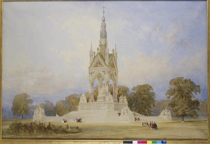 Design for the Memorial to the Prince Consort, Kensington Gardens