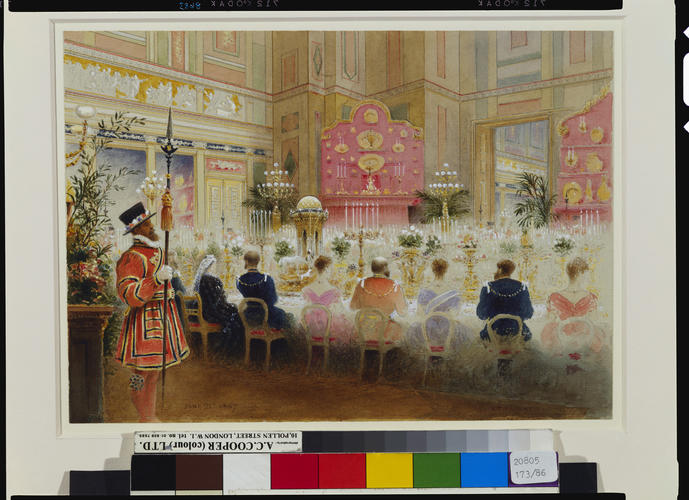 The Golden Jubilee State Banquet at Buckingham Palace, 21 June 1887