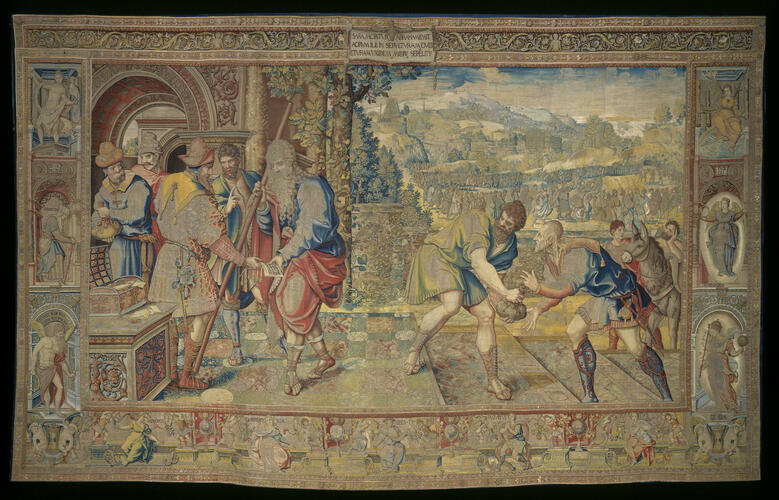 Master: The Story of Abraham Series
Item: Purchase of the Field of Ephron the Hittite (as a burial place for his wife, Sarah) Genesis Ch. 23, v. 14-17 Master: The Story of Abraham Series
Item: Purchase of the Field of Ephron the Hittite (as a burial place for his wife, Sarah) Genesis Ch. 23, v. 14-17