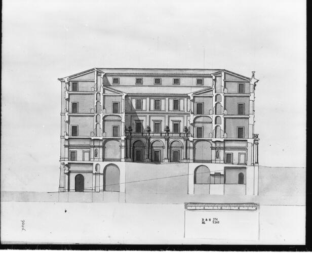 Second project for a Sternberg palace on the Hradcany, Prague