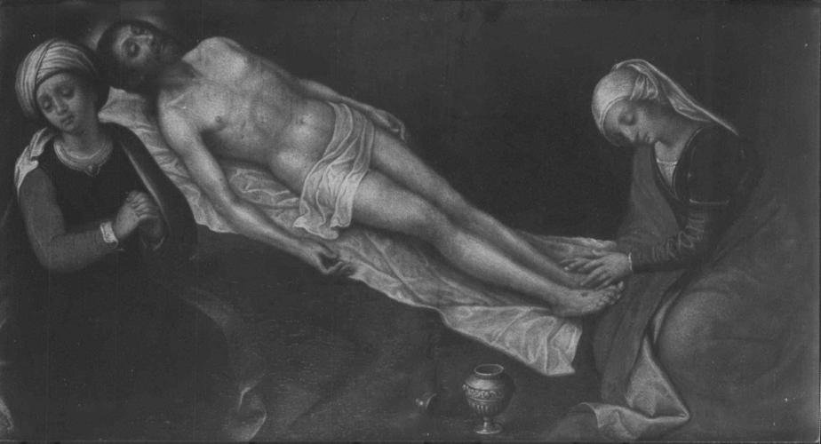 The Dead Christ Lamented by one of the Maries and the Magdalen (a fragment)