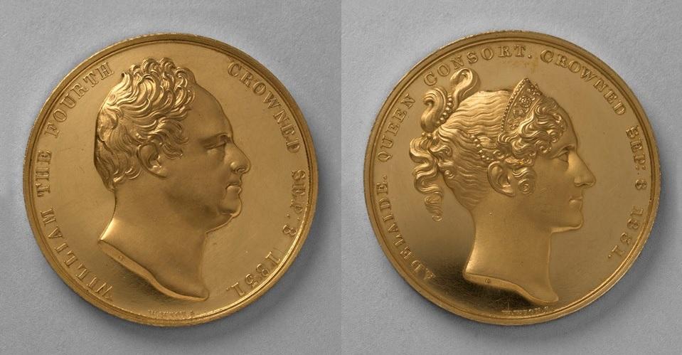 Medal commemorating the Coronation of William IV