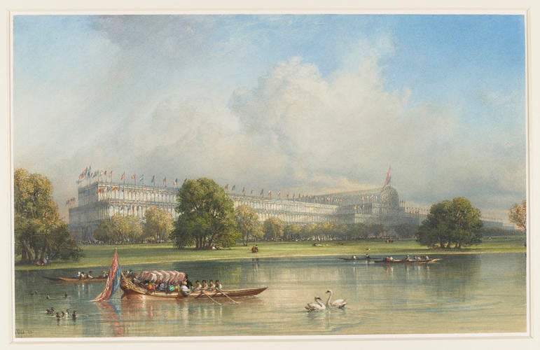 The Crystal Palace seen from the Serpentine