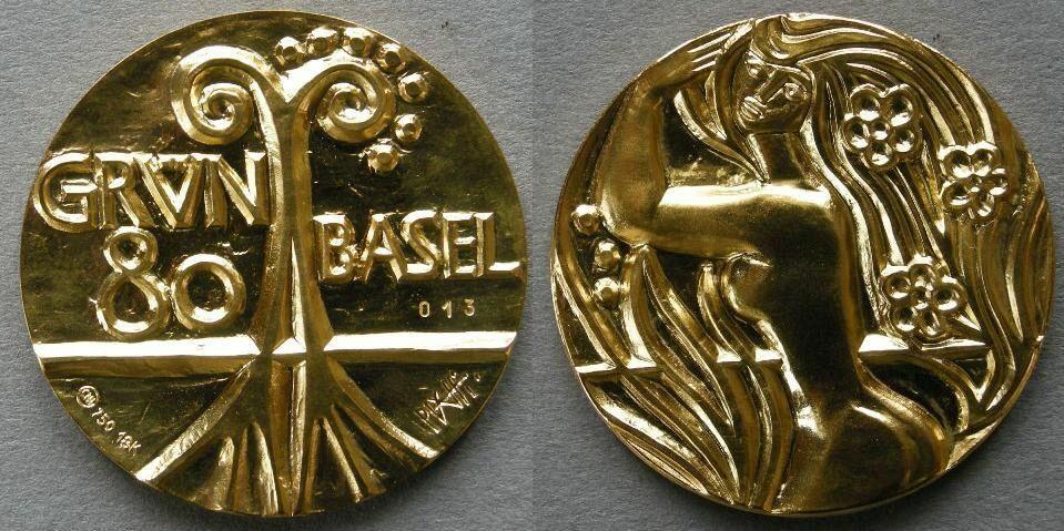Switzerland. Medal commemorating 'Grun 80', Basel