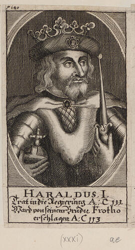 Master: [Kings of Denmark]
Item: HARALDUS I