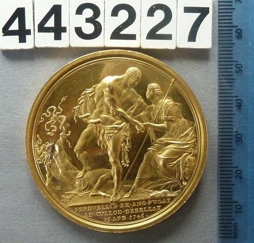 Medal commemorating the Battle of Culloden Medal commemorating the Battle of Culloden