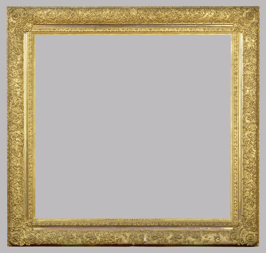 Frame for RCIN 403222, Landseer, Pen, Brush and Chisel: The Studio of Sir Francis Chantrey Frame for RCIN 403222, Landseer, Pen, Brush and Chisel: The Studio of Sir Francis Chantrey