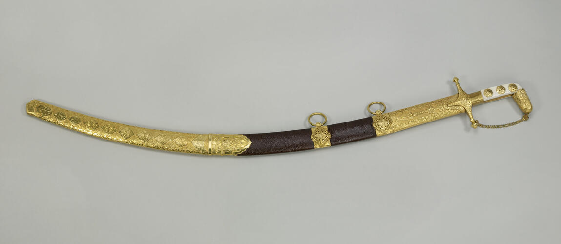 Sabre and scabbard