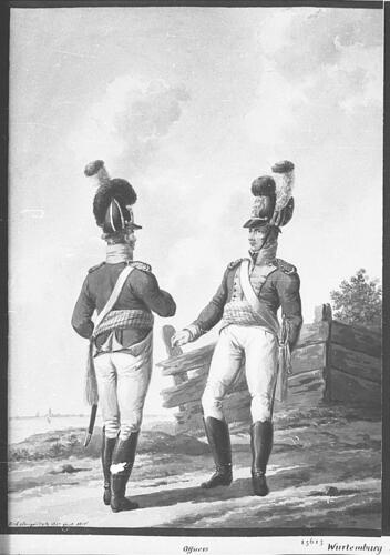 Württemberg Army. Officers, Infantry