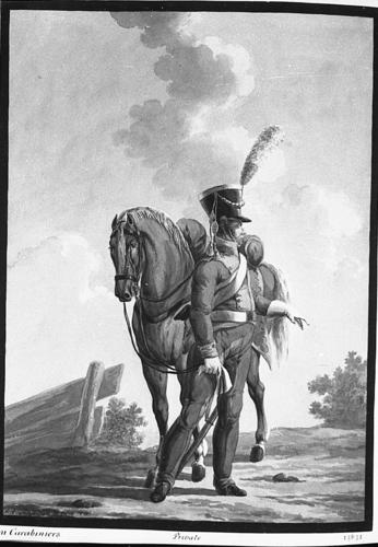 Saxon Army. Private, Carabiniers Saxon Army. Private, Carabiniers