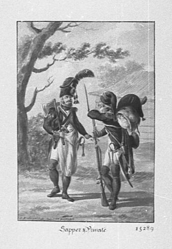 French Infantry Sapper and Private French Infantry Sapper and Private