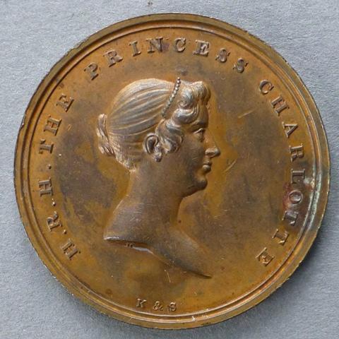 Medal commemorating the Death of Princess Charlotte, 1817 Medal commemorating the Death of Princess Charlotte, 1817