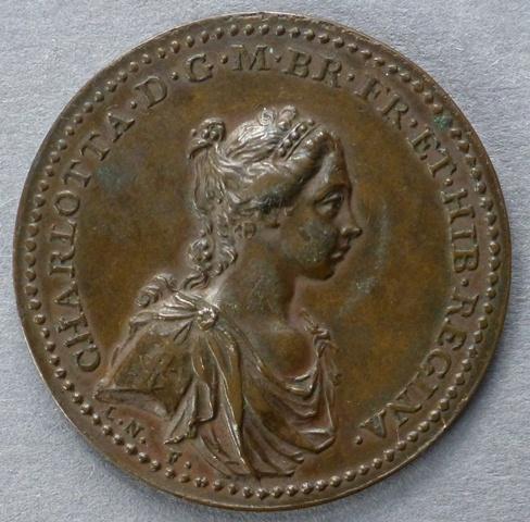 Medal commemorating the coronation of Queen Charlotte Medal commemorating the coronation of Queen Charlotte