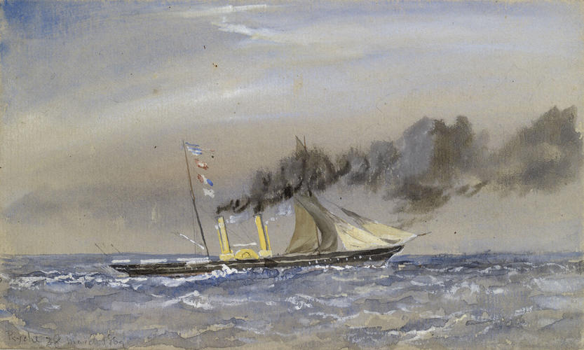 Psyche, tender to HMS Ariadne Psyche, tender to HMS Ariadne