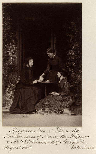Afternoon Tea at Dunkeld, August 1868