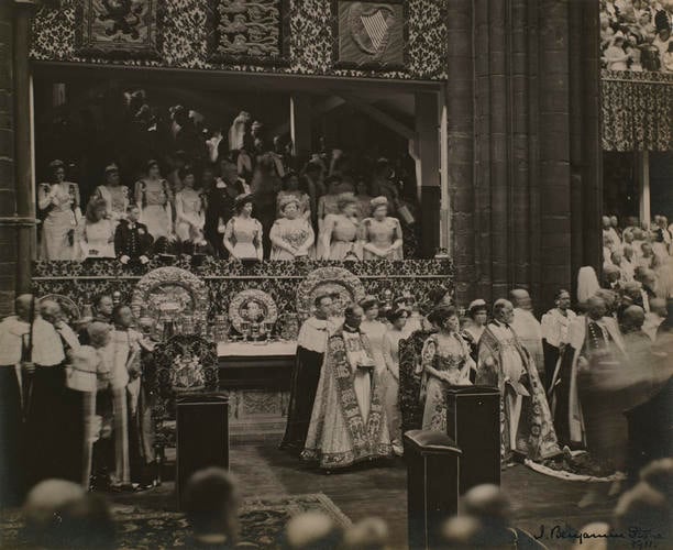 Coronation of King George V (1865-1936) and Queen Mary (1867-1953)