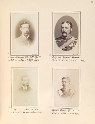 Lieutenant-Colonel Francis Brownlow (1836-80)