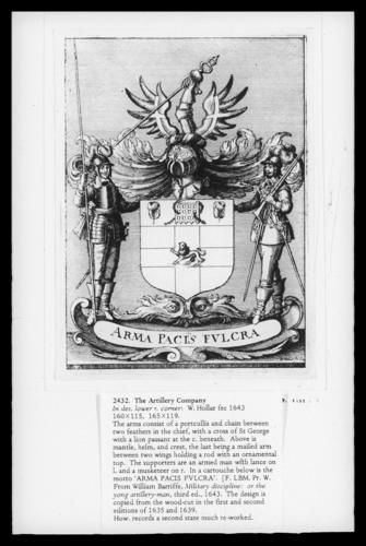 Coat of Arms of The Artillery Company Coat of Arms of The Artillery Company