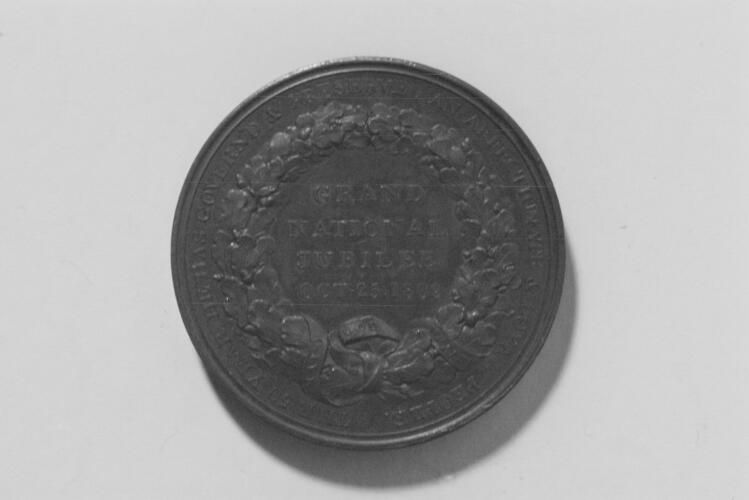 Medal commemorating the entry to the 50th year of the Reign of King George III Medal commemorating the entry to the 50th year of the Reign of King George III
