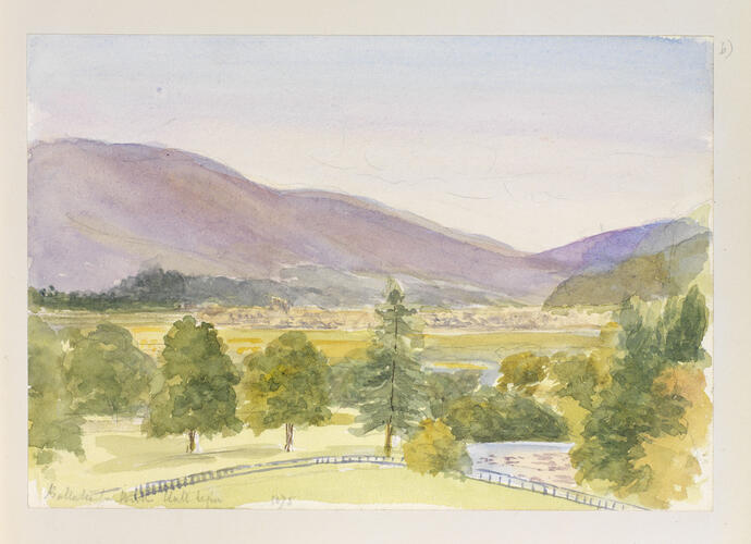 Master: SKETCHES BY QUEEN VICTORIA II
Item: Ballater [from Birkhall]