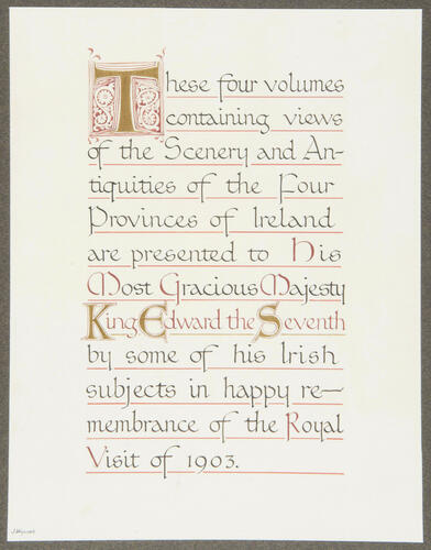 The Province of Leinster, Title Page The Province of Leinster, Title Page