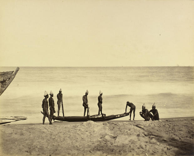 Madras Fishermen : Prince of Wales Tour of India 1875-6 Madras Fishermen : Prince of Wales Tour of India 1875-6
