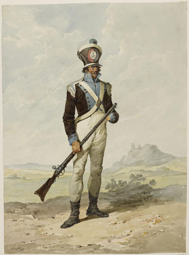 Spanish Army. Private, Regiment of Medina Sidonia, 1813