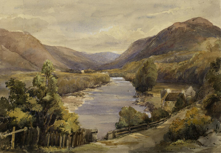Looking up the Dee towards Abergeldie from near the Suspension Bridge Looking up the Dee towards Abergeldie from near the Suspension Bridge