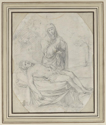 The Virgin Mourning over the Dead Christ