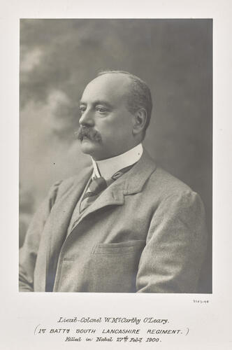 Lieutenant-Colonel W McCarthy O'Leary (1st Battn South Lancashire Regiment), killed in Natal, 27th February 1900: Anglo-Boer War, 1900