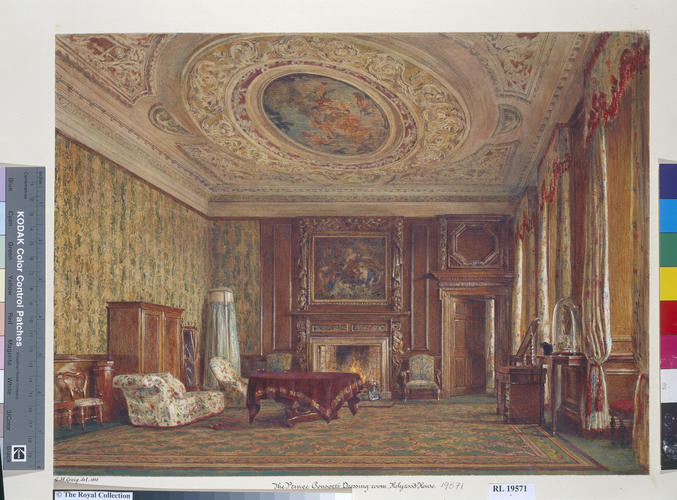 The Palace of Holyroodhouse: the Prince Consort's Sitting Room and Dressing Room