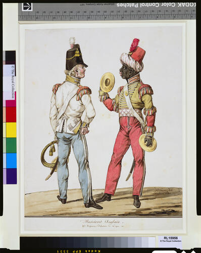 British Army. Bandsmen, 39th Foot, 1815