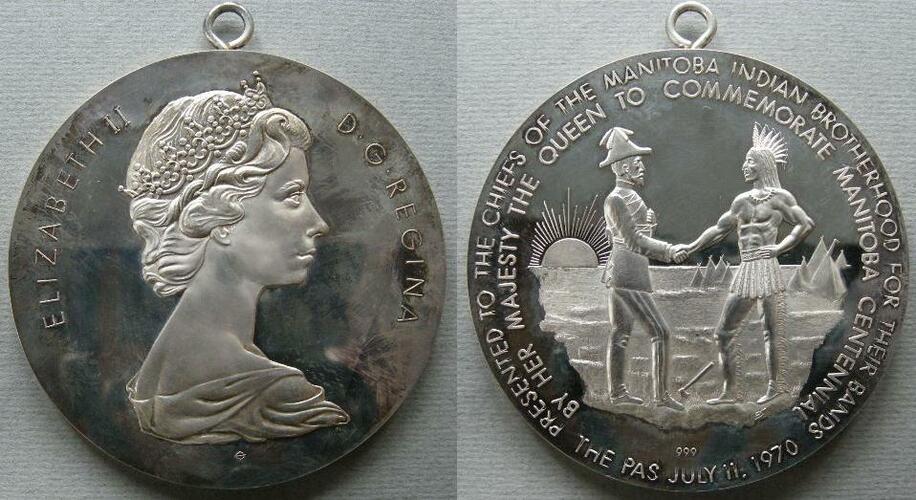 Canada. Commemorative Treaty medal