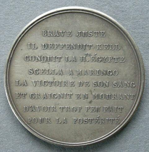 France. Medal commemorating the death of General Desaix at the Battle of Marengo, year 8 France. Medal commemorating the death of General Desaix at the Battle of Marengo, year 8